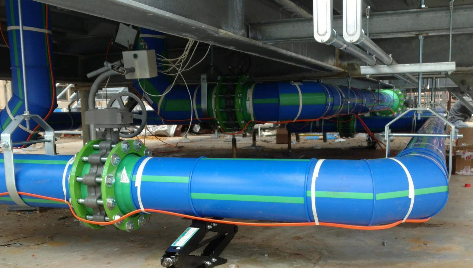 Εγκατάσταση σωλήνων Aquatherm Blue